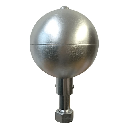 Aluminum Ball Ornament 4 Satin